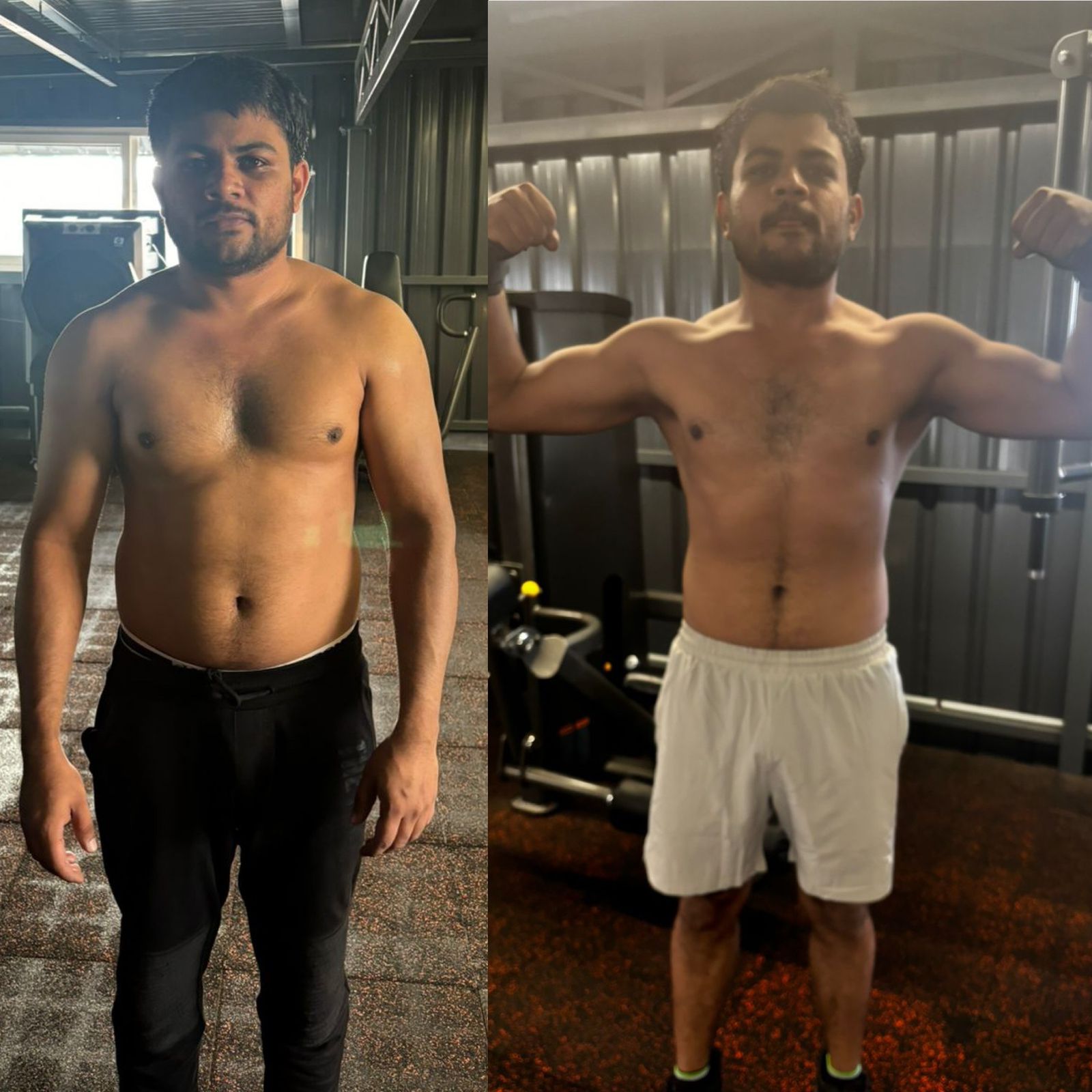 Sharath before and after transformation