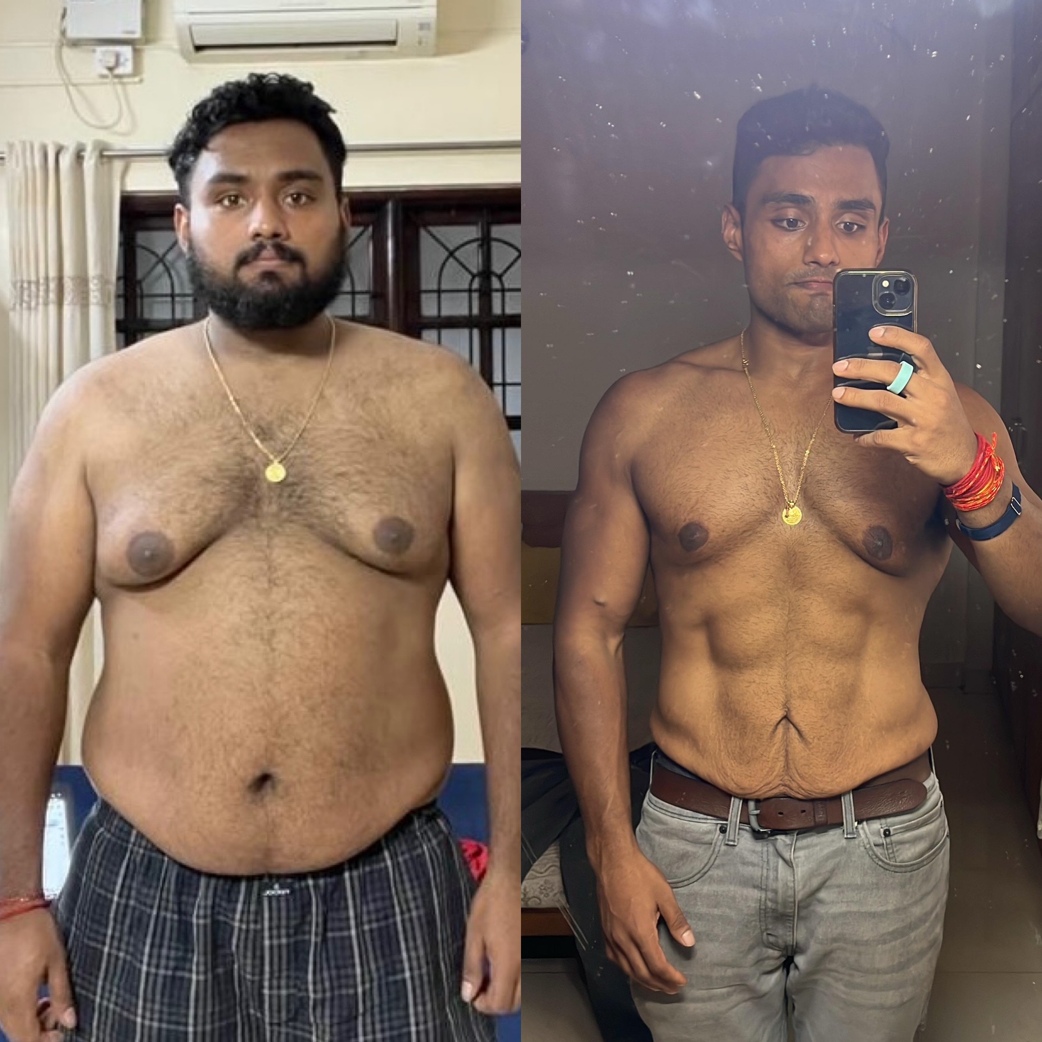 Vikram Shetty before and after transformation